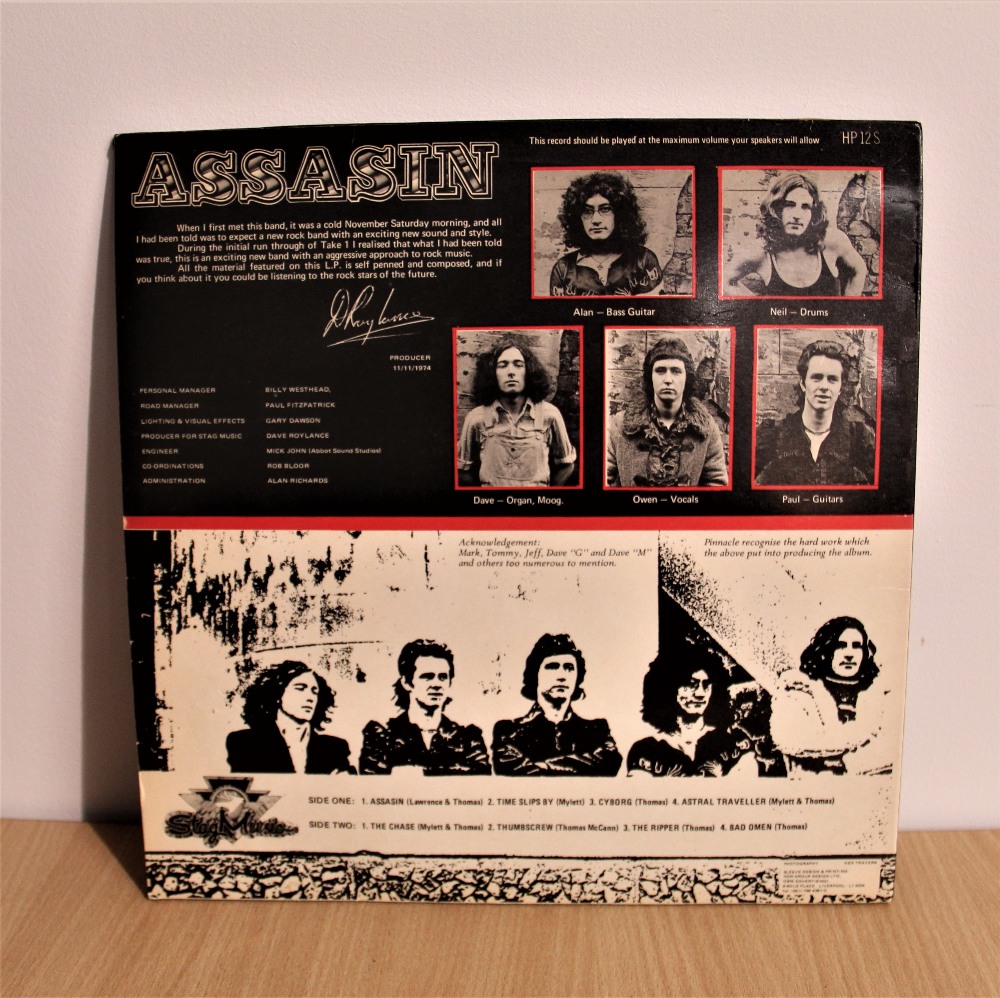 A copy of the private pressed prog / hard rock rarity in ex / ex - the band Pinnacle self released - Image 2 of 4