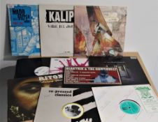 A 10 record lot of late UK 80's / early 90's 12' singles - hip hop / rap