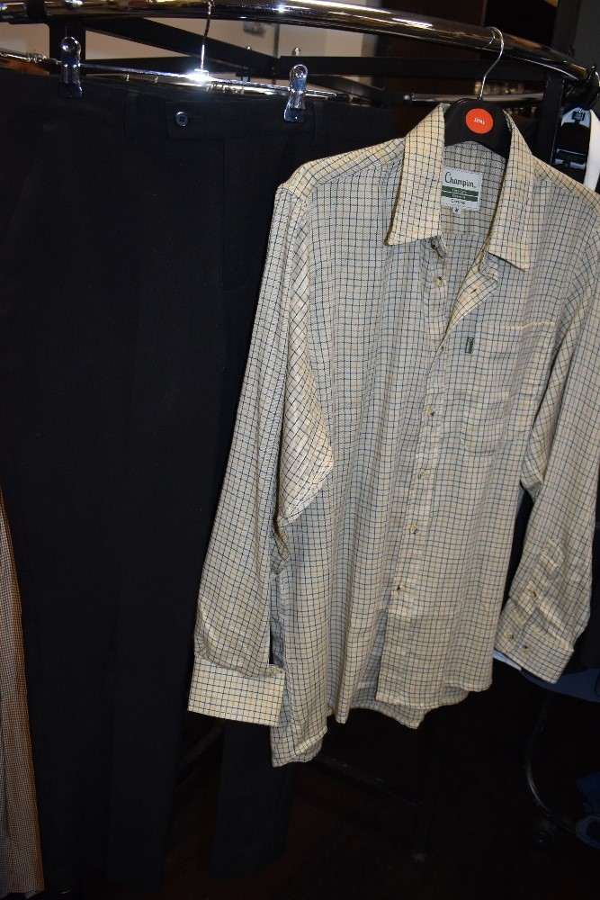 A selection of gents clothing including good quality shirts, jackets and trousers, various sizes, - Image 3 of 4