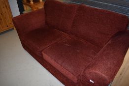 A modern settee, labelled for Next, width approx. 190cm