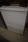 An unbranded under counter upright freezer