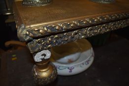 A vintage gilt wood coffee table, approx. 95 x 47cm