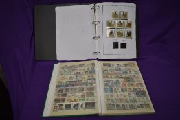 A printed Album of Poland Stamps, mint, catalogue value £700+, 1970-1978 along with a stock book