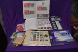 A collection of GB Mint Stamps, Queen Elizabeth II in albums and loose, Presentation Packs, sheets