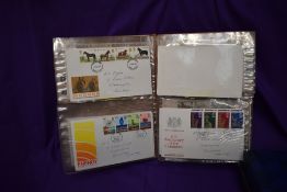 A large collection of mainly GB First Day Covers, Commemorative Covers, in 13 albums, most periods