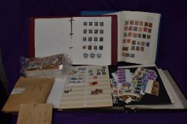 A large collection of GB Stamps, mainly used, mainly modern loose in boxes and in albums