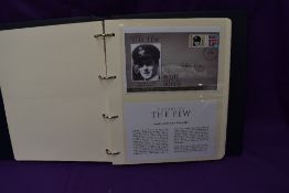 An album of Signed Air Covers, containing 10 Concorde signed by captains, 10 Battle of Britain