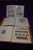 Two Linder Album of GB used stamps 1976-1993 and a stock book containing GB used stamps, mainly