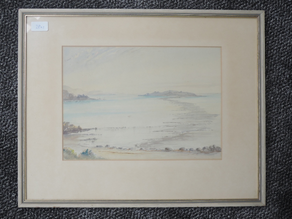 A watercolour, Leonard Rigby, Presteigne Wales, initialled, and attributed verso, 34 x 46cm, plus - Image 3 of 4