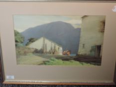 Two prints, after William Heaton Cooper, Lakeland landscapes, 25 x 37cm and 26 x 39cm, plus frame