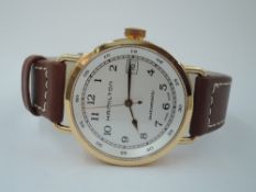 A gent's automatic wrist watch by Hamilton, model Khaki Navy, H78205553, no: AAB431023, having an