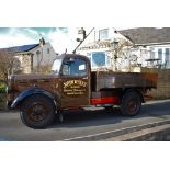 A classic Bedford truck. A 1951 Beford K Type 30-40cwt Registration number NSJ753. It has a 6
