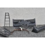 A collection of items suitable for a Citroen Berlingo including Tow bar,O/S Bulkhead ladder,door