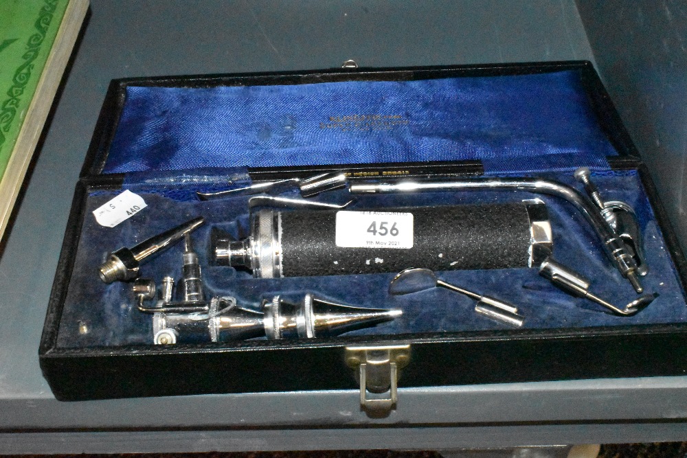 A cased Doctors Klinostik Super Diagnostic ear viewer