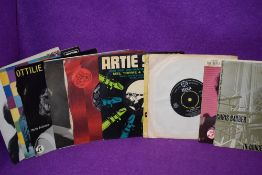 A selection of 7inch vinyl singles and Ep's jazz and similar Blues interest