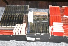 Three boxes of books,including Agatha Christie library and many volumes of the story of