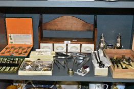 A selection of boxed and loose table settings cutlery and flatwares