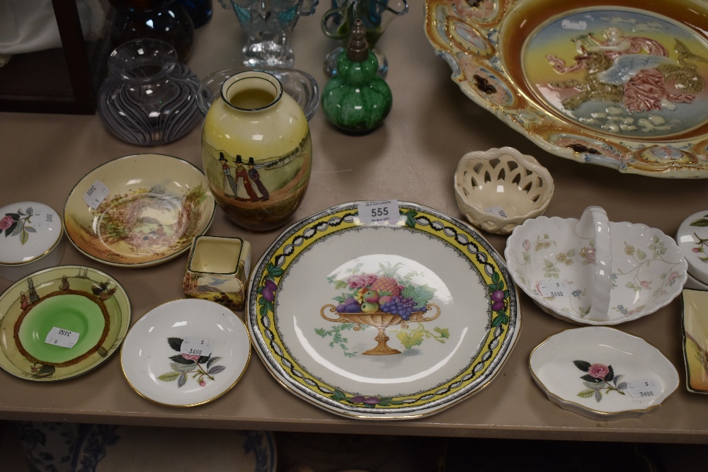 A selection of Royal Doulton series ware, pin and trinket dishes and more.