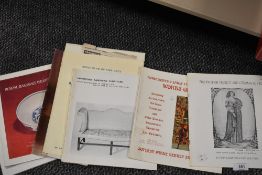 A small lot of vintage antique and silver sale catalogues.