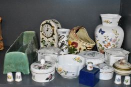 A selection of ceramics including Crown Devon and Masons