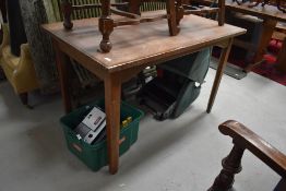 A vintage teachers desk