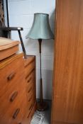 A vintage standard lamp