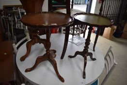 A small reproduction wine table