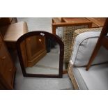 Two vintage wall mirrors