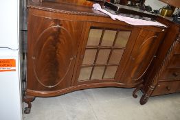 A Vernacular style mahogany small wall shelf