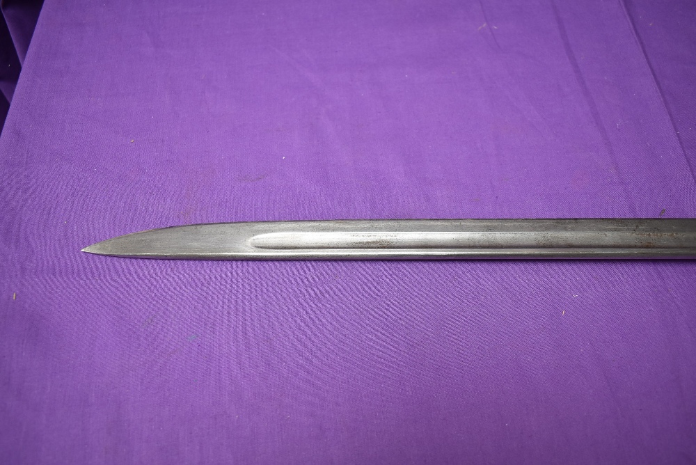 A British SMLE Bayonet pattern 1907, no hooked quillon, blade marked Crown GR 1907, 4.16, several - Image 3 of 9