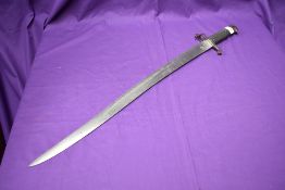 A British 1856/58 Sword Bayonet marked FH on blade, overall length 72cm