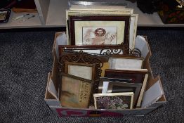 A selection of picture and photo frames