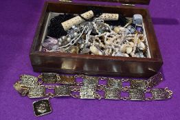 A box of fashion jewellery