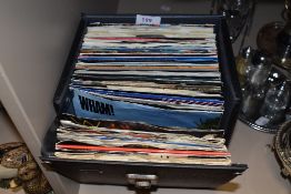 A selection of 45rpm 7ich singles mostly electro and eighties interest