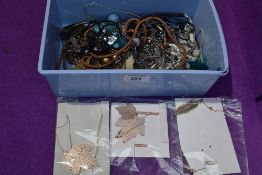 A box of fashion jewellery