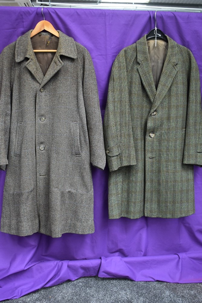 Two gents vintage 50s/60s wool or wool blend overcoats. - Image 2 of 3