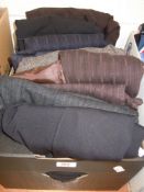 A box full of good quality ladies suits in small to medium sizes including brands such as Bay and