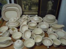 An impressive part tea breakfast and dinner service by Masons in the Ashlea design in good condition