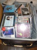 A suitcase full of Cd's of classical interest and similar.