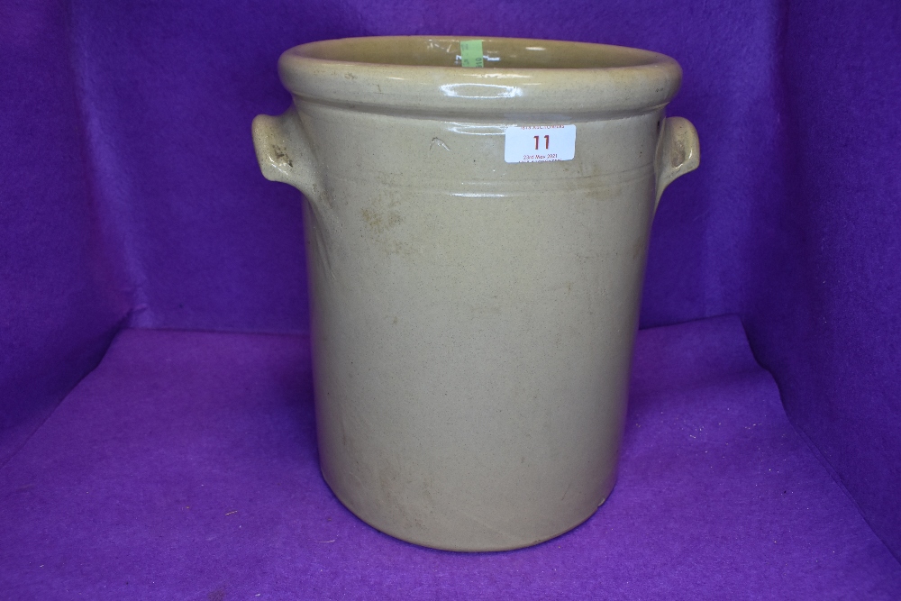 A large Moira stoneware jar.