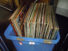 A selection of vinyl albums and Lp's various genres and ages including world interest