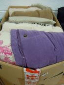 A box of ladies coats and jackets, good quality brands such as Joules and Great plains,smaller