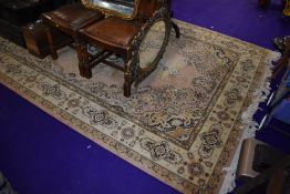 A vintage Belgian style rug approx. 300 x 200cm