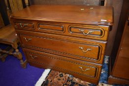 A Rossmore style dressing table (mirror removed leaving drawer base)