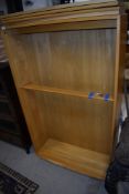 A modern Ercol light ash bookcase, 3841