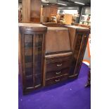 An early 20th Century oak 'sondheim' bureau display