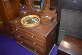 A 19th Century scumbled pine dressing table