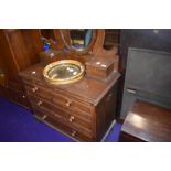 A 19th Century scumbled pine dressing table