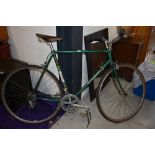 A vintage Mercian bicycle labelled Mercian having Reynolds 531 frame , Campagnola gears and