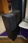 A pair of Celestion F2 speakers, cabinets a bit tatty but speakers look OK